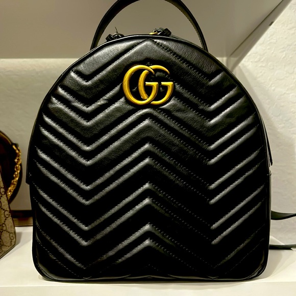 Black Gucci back pack excellent condition - Picture 1 of 4